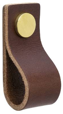 Product Image for BeslagD Lådhandtag Loop Brunt Läder