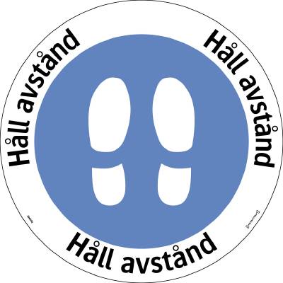 Product Image for Golvdekal 394940 Håll Avstånd