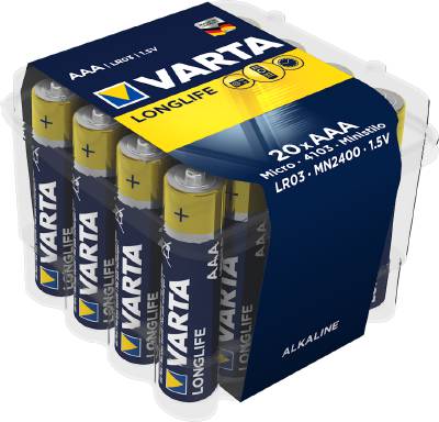 Product Image for Varta Batteri Longlife Lr03 AAA 1,5V