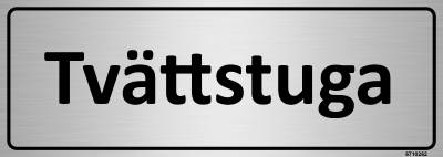 Product Image for SKYLT TVÄTTSTUGA ALU 225X80MM
