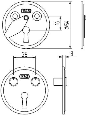Product Image for Assa Nyckelskylt Fas 5301 Ch