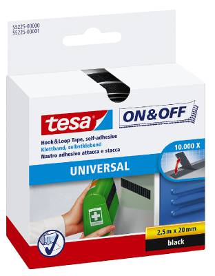 Product Image for Tesa Kardborrband 20mmx2,5M Vit