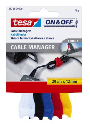Product Image for Tesa Kardborrband 55236 12X200mm