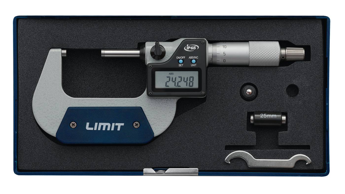 DIGITAL MICROMETER25-50MM IP65 - Precision measuring instruments | Limit