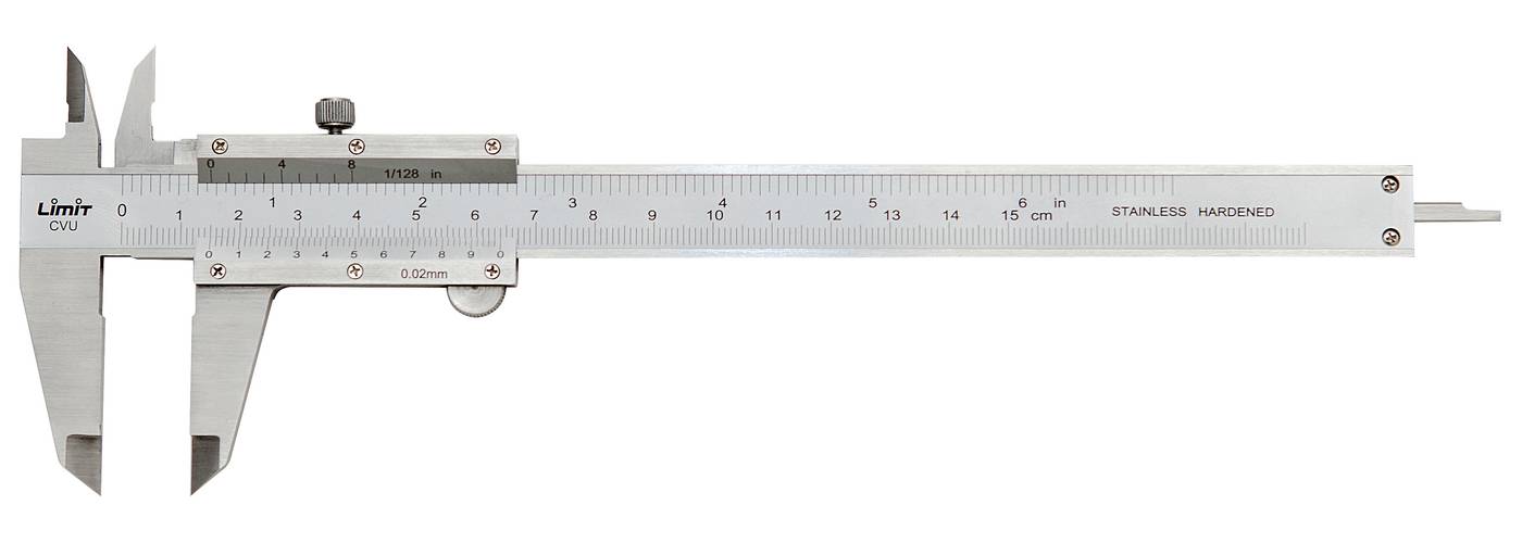 Sliding Vernier Caliper Plastic Measure Ruler Gauge Dual Scale JECz 150mm 
